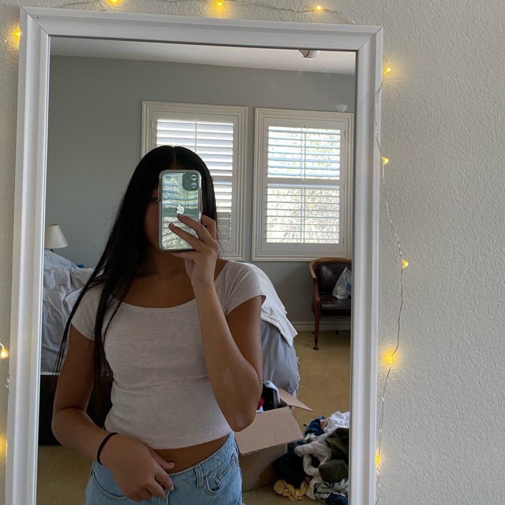 light pink off the shoulder top